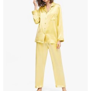 LILYSILK golden yellow Silk Pajamas
